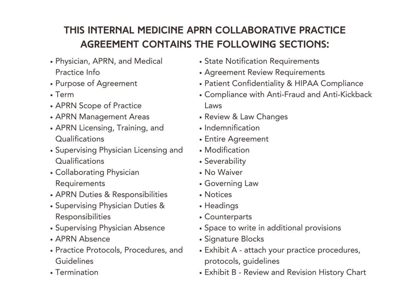 Nurse Practitioner Collaborative Agreement Templates 50-State Guide